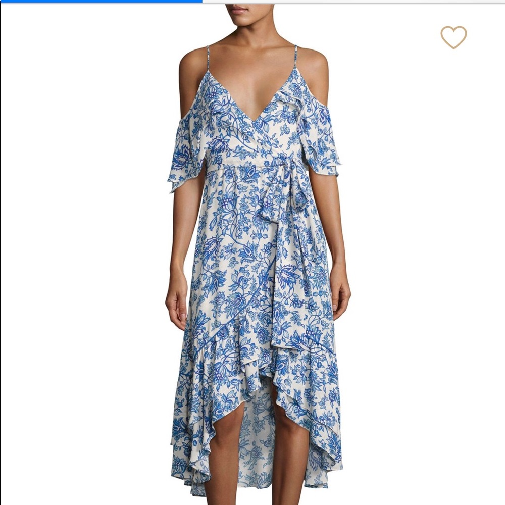 NWT Cold Shoulder Floral Print Dress